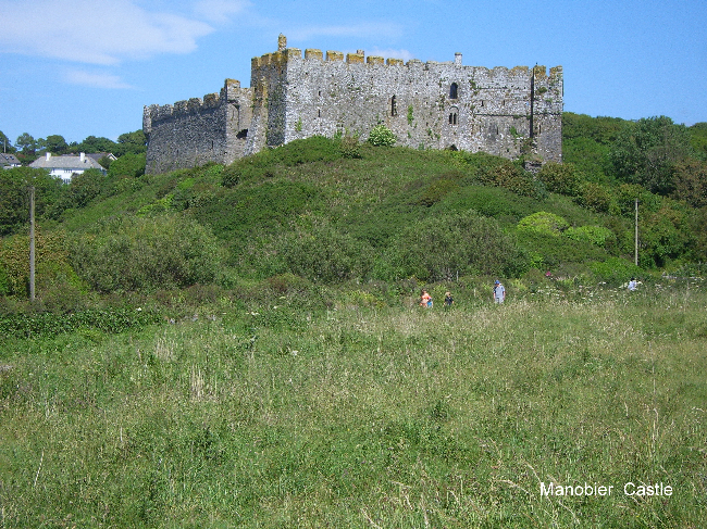 Manobier castle
